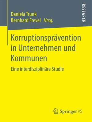 cover image of Korruptionsprävention in Unternehmen und Kommunen